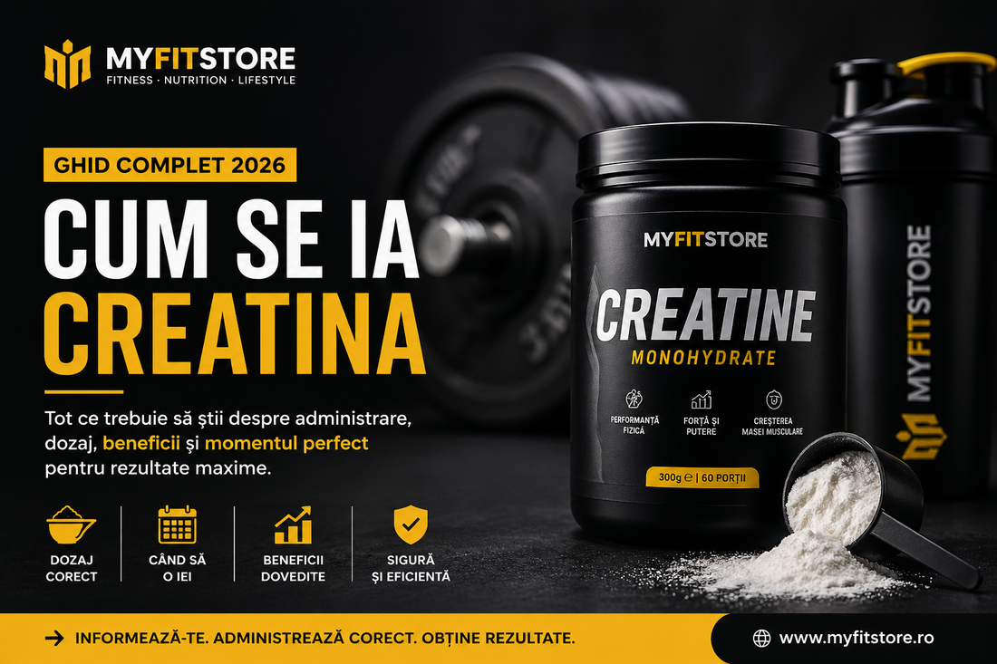 Cum se administrează creatina corect (Ghid complet 2026