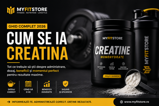 Cum se administrează creatina corect (Ghid complet 2026