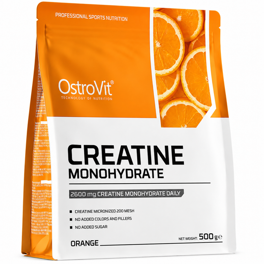 Creatine Monohydrate (500 g, Portocale)  Creatină Monohidrata