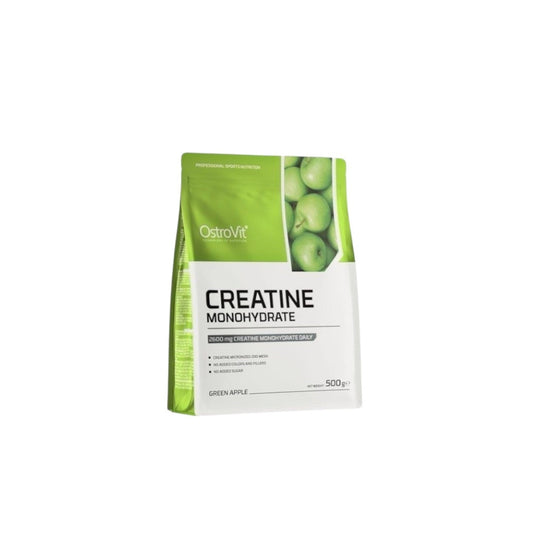 OstroVit Creatină Monohidrată 500g Măr Verde – Forță, Masă Musculară & Energie (Supliment Fitness)