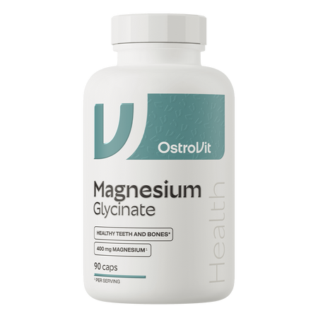 OstroVit Magnesium Bisglicinat 400 mg 90 Capsule – Magneziu cu absorbție ridicată