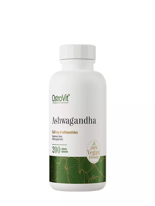 OstroVit Ashwagandha  90 tablete – Reducere stres, Energie & Echilibru (Extract 375mg, Vegan)