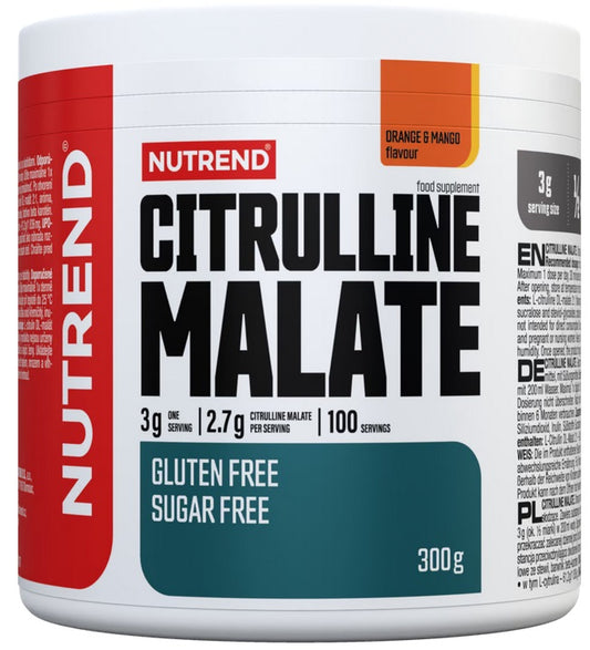 Citrulline Malate 300g Orange Mango Nutrend