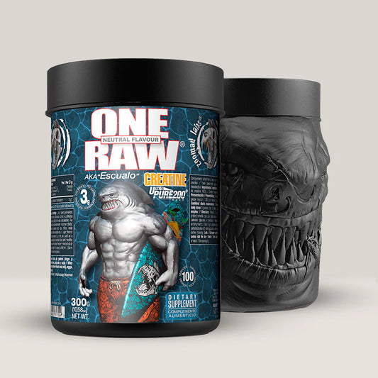 ONE RAW® Creatine (performanță energetică, forță explozivă, creștere musculară) – 300g / 100 porții | ZOOMAD LABS